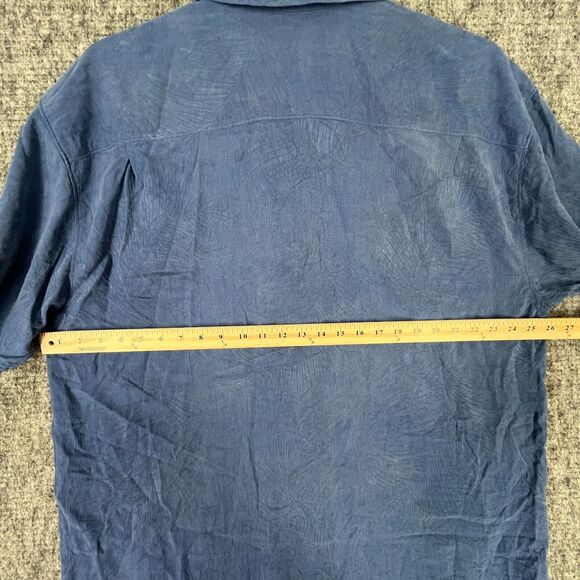 TOMMY BAHAMA SHIRT MENS XL SILK HAWAIIAN RESORT CLUB BEACH CAMP CABANA LOUNGE - Picture 7 of 10